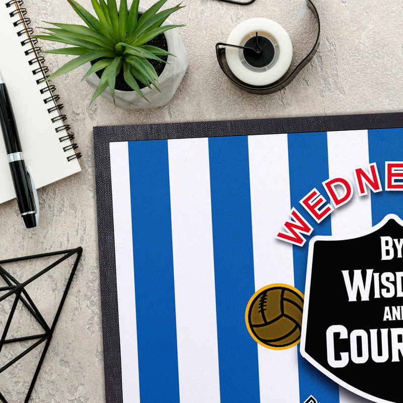 Wednesday Courage - Football Legends - Door Mat -60cm X 40cm