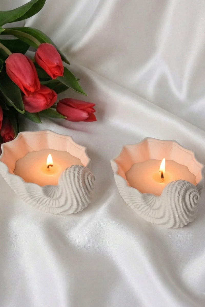 Seashell Shaped Candle - Scented