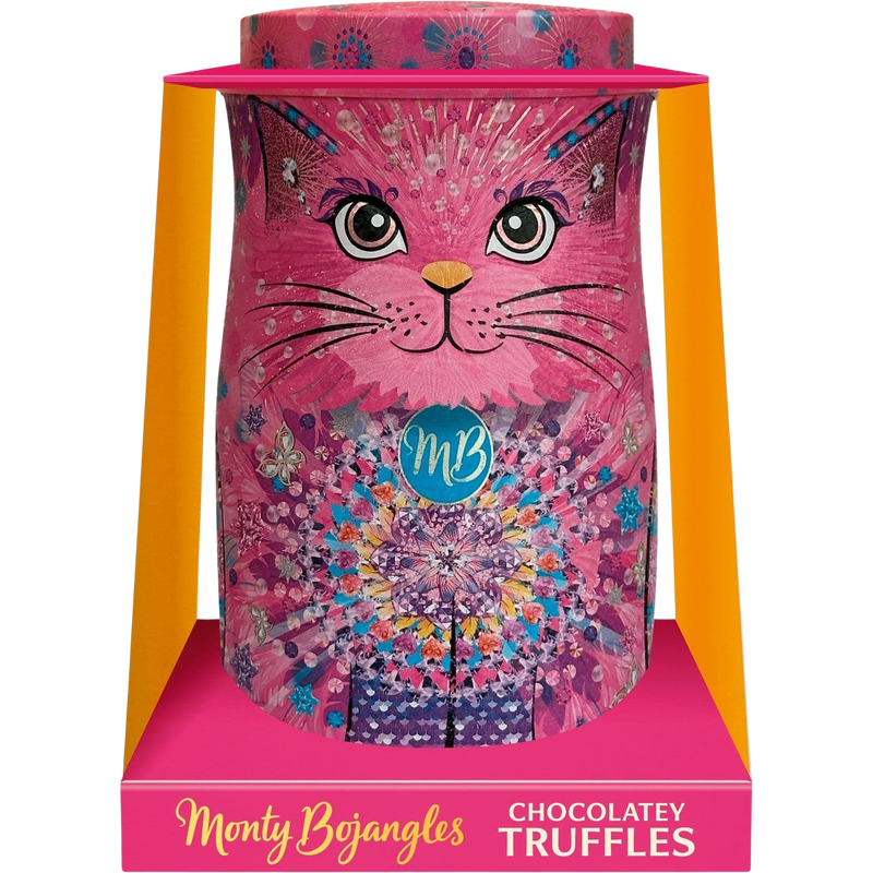 Monty Bojangles | Shimmering Starlet Berry Bubbly Cat Tin | 135g