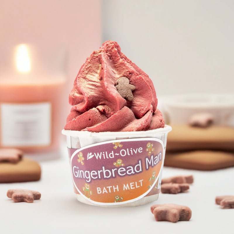Gingerbread Man Bath Melt - Boxed