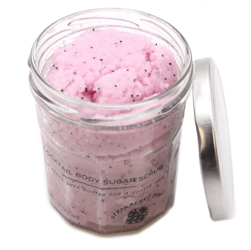 Fragranced Sugar Body Scrub - Strawberry Rum 300g
