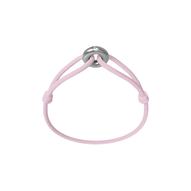 Silver Soho Diamond Cord Bracelet