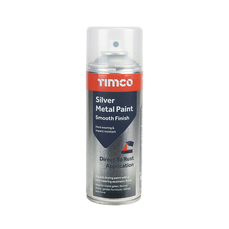 Silver Metal Paint – Smooth Finish – Aerosol
