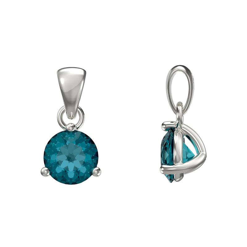 December Birthstone Pendant Necklace