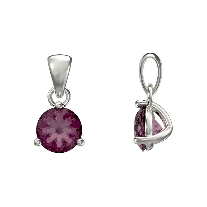 February Birthstone Pendant Necklace