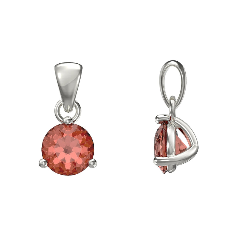 July Birthstone Pendant Necklace
