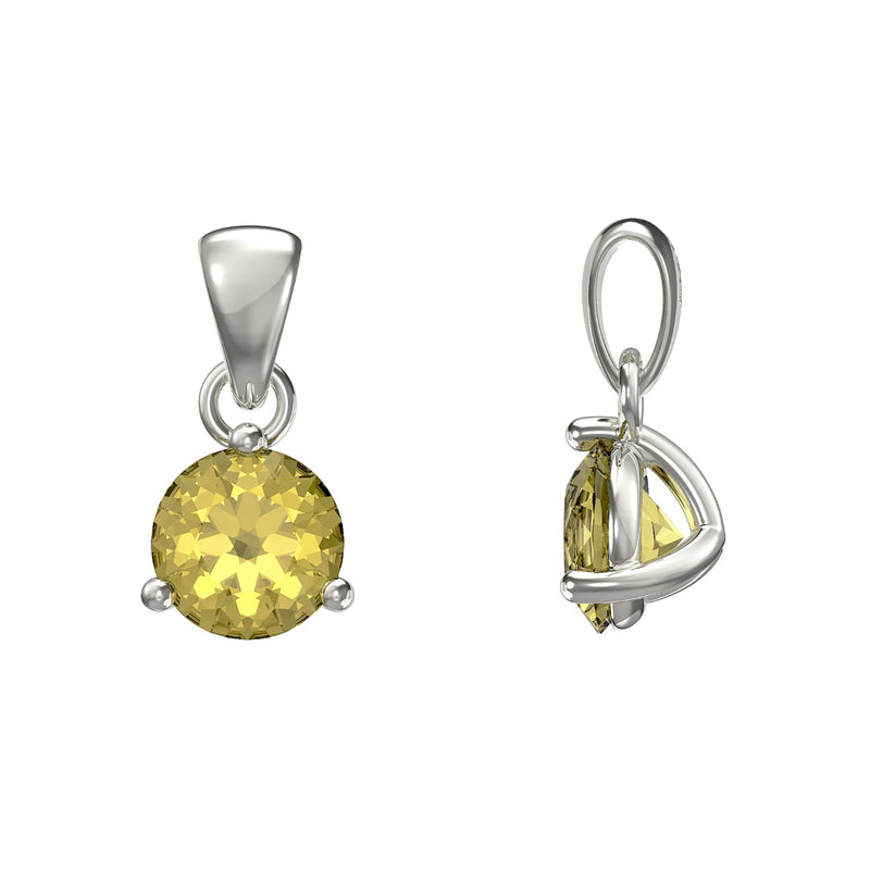 November Birthstone Pendant Necklace