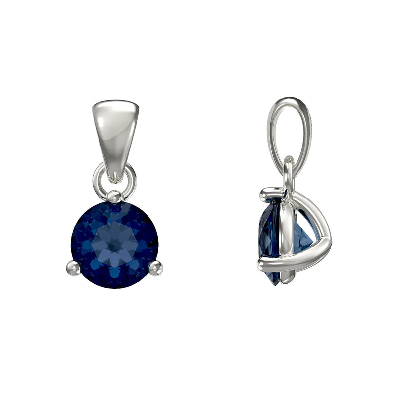 September Birthstone Pendant Necklace