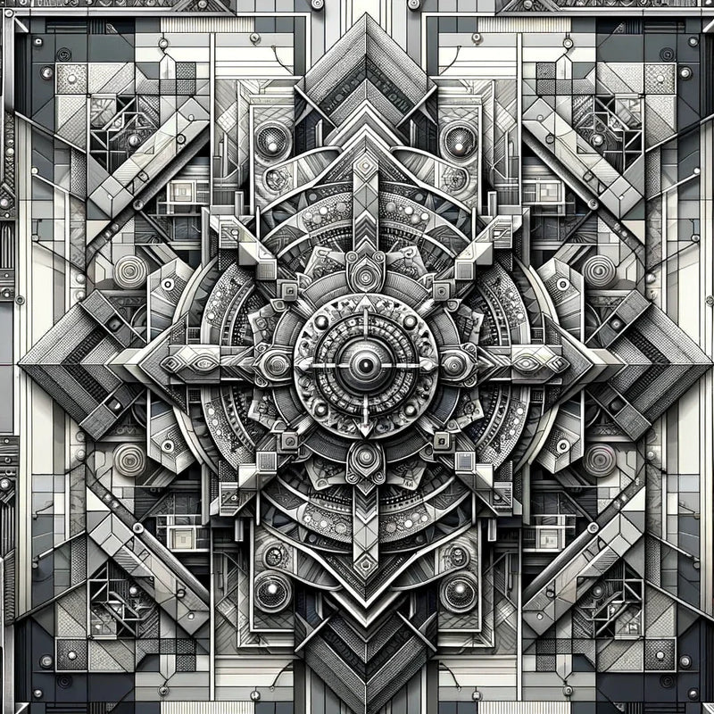 Silvershade Mirror Mosaic Canvas