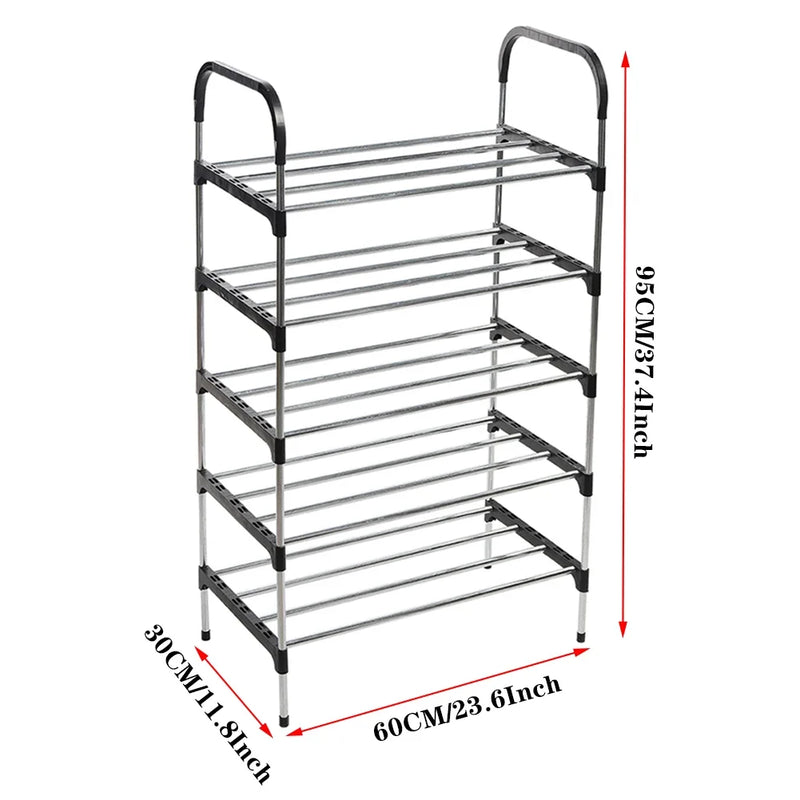 5/6 Layer Shoe Rack - Household Storage Shoes Holder