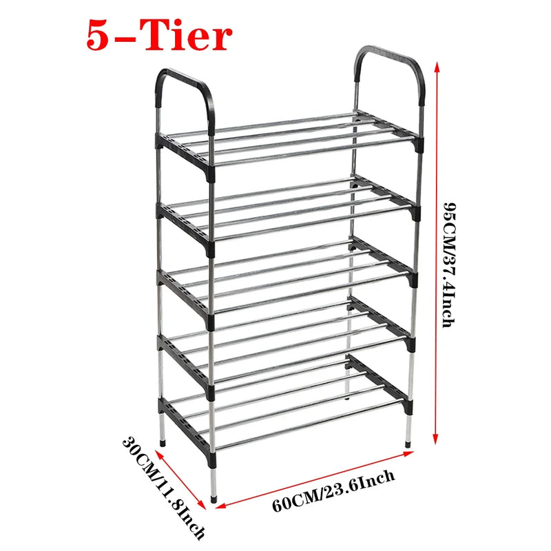 5/6 Layer Shoe Rack - Household Storage Shoes Holder