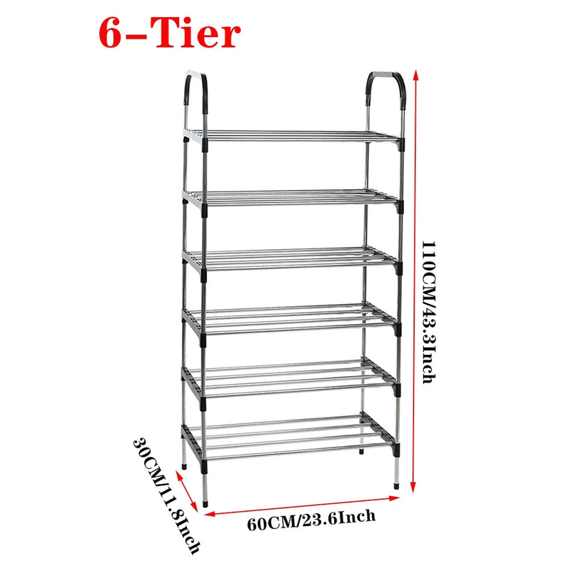 5/6 Layer Shoe Rack - Household Storage Shoes Holder