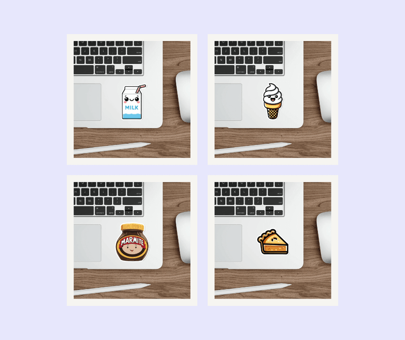 Fun & Tasty Food Sticker Bundle