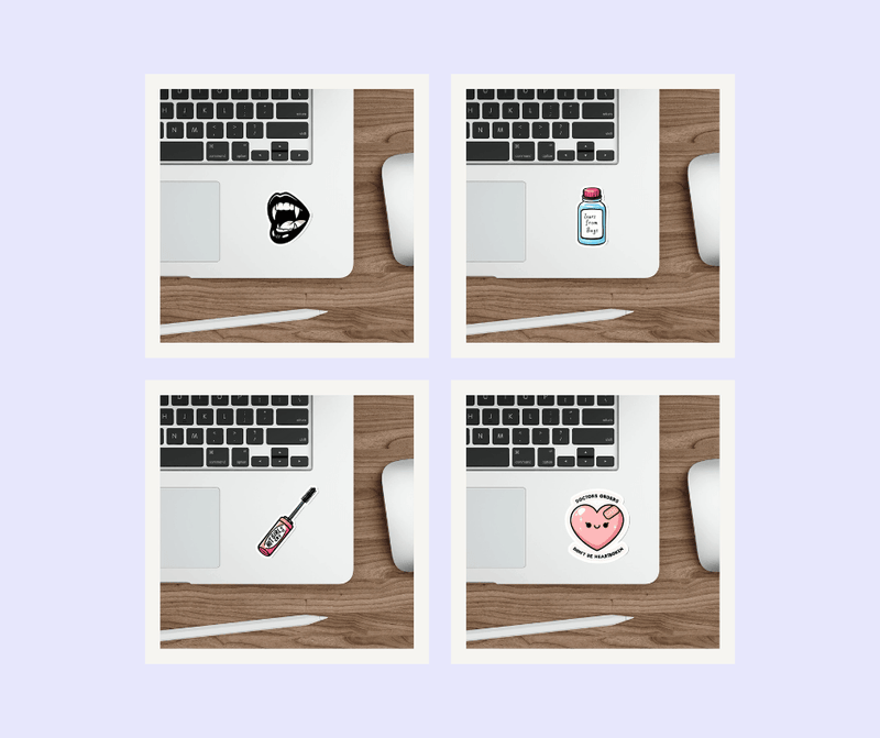 Edgy Emotions Sticker Bundle – Sad Girl Aesthetic