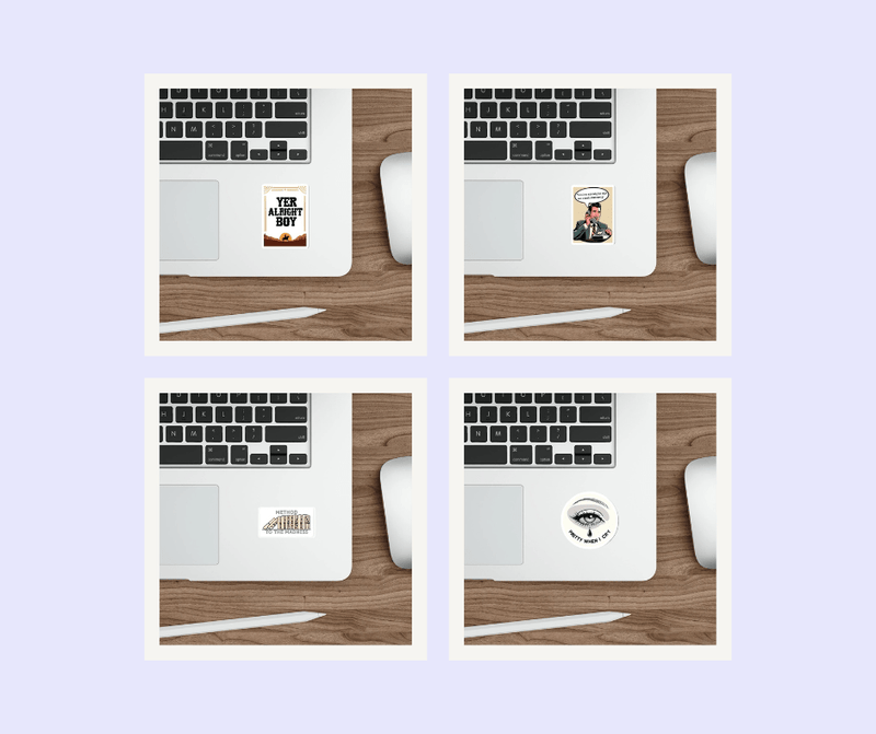 Funny Quirky Sayings Vinyl Sticker Pack