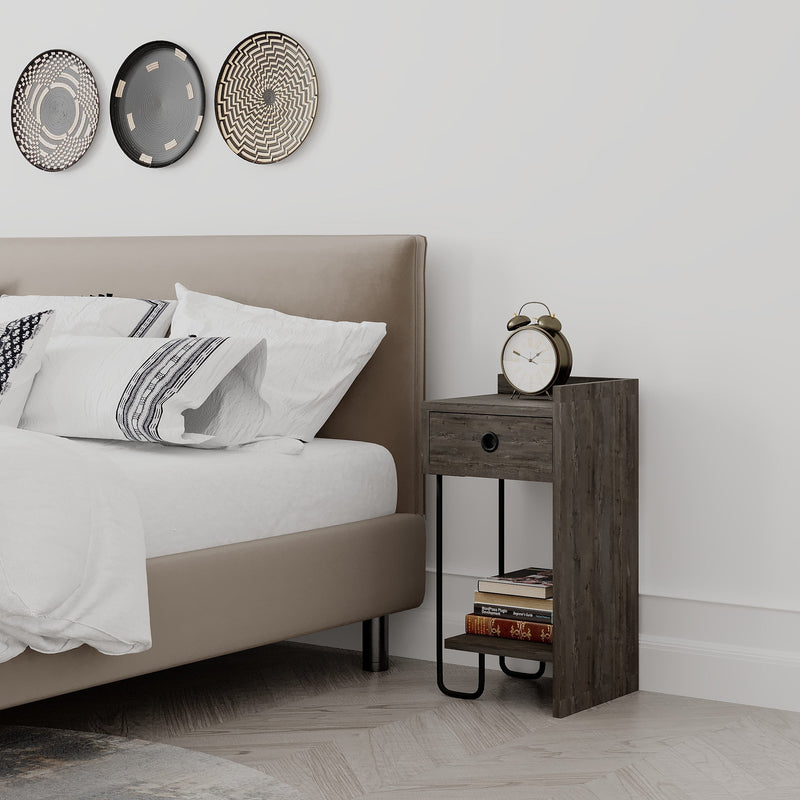 Sirius Modern Bedside Table Right Module Bedroom Furniture W 32cm