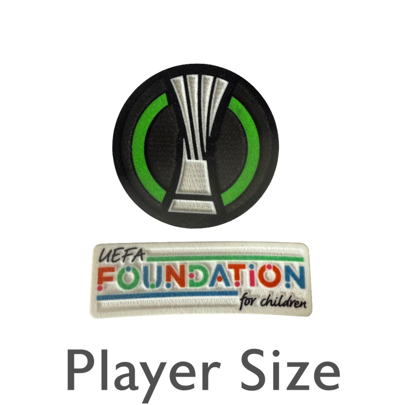 Europa Conference League Sleeve Badges 2021/22 - 2023/24  - Trophy Badge and UEFA Federation Patch