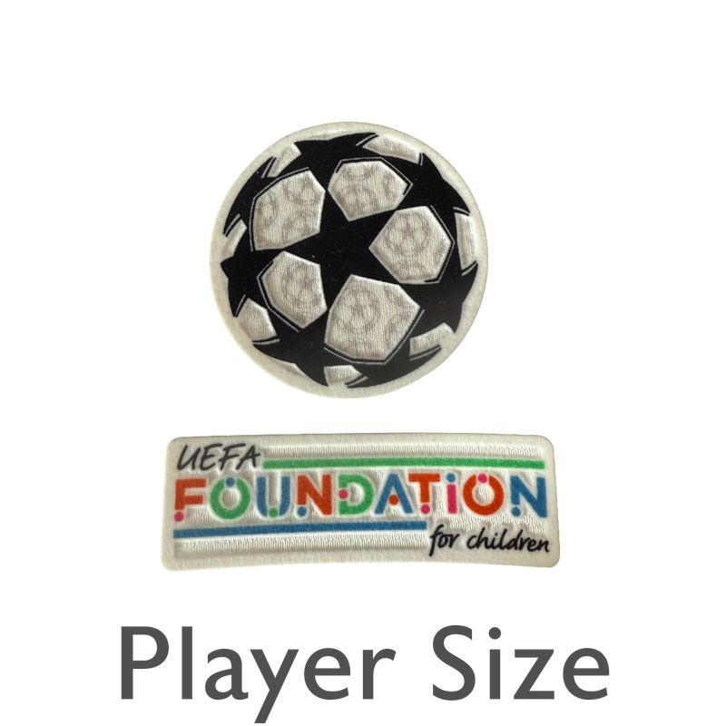 Champions League Sleeve Badges 2021/22 - 2023/24 - Starball and UEFA Federation Patch