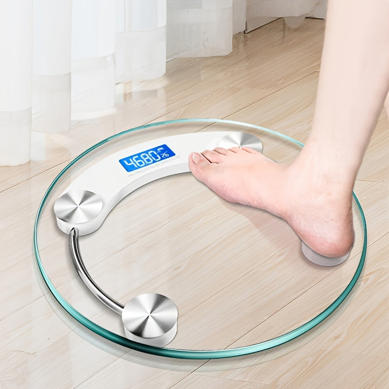 Smart Digital Bathroom Scale with LCD Display - Accurate Body Weight Measurement & Progress Tracking