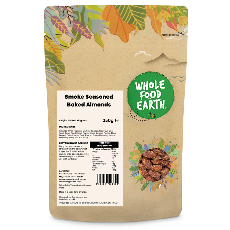 Smoked Seasoned Baked Almonds
