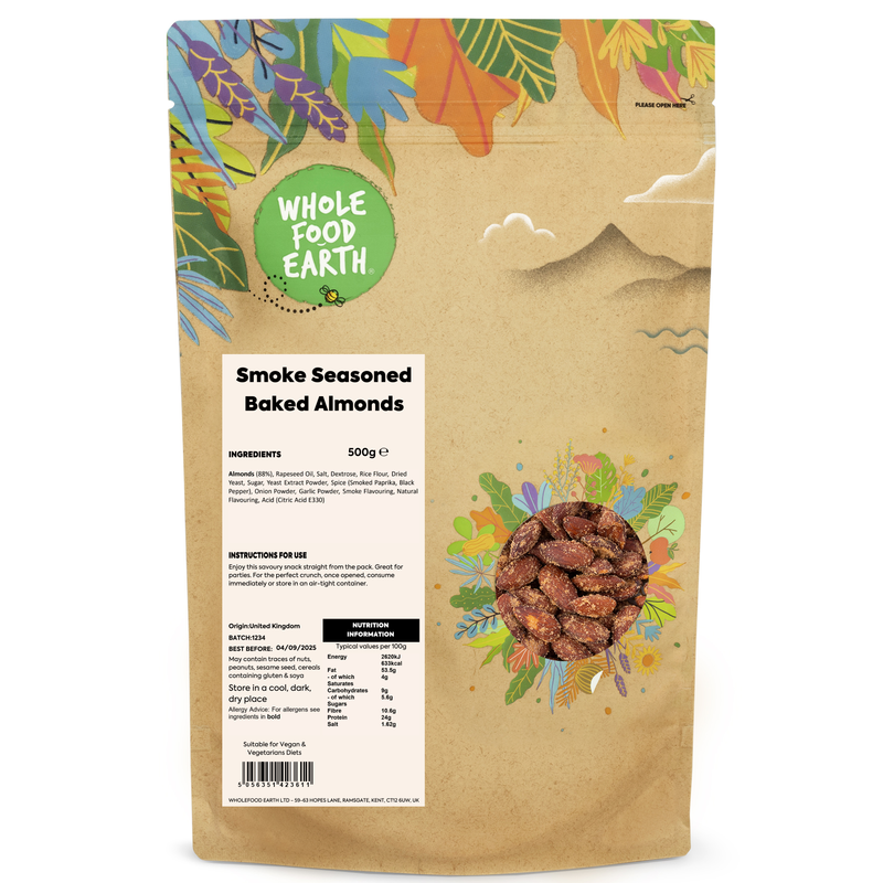 Smoked Seasoned Baked Almonds