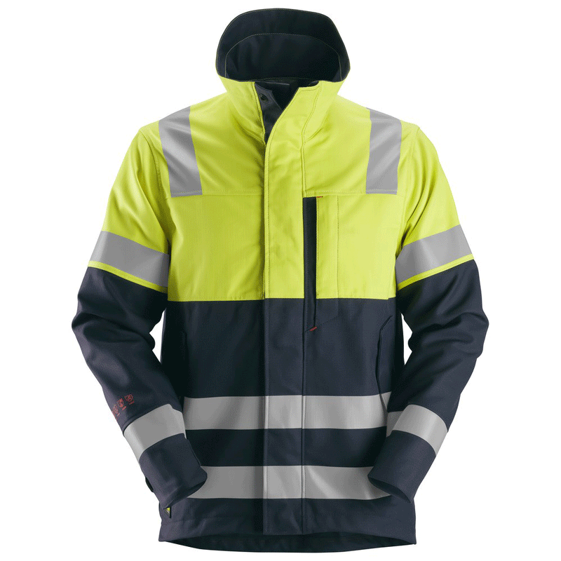 Snickers 1560 ProtecWork Flame Retardant Arc Protection Hi-Vis Jacket, Class 1