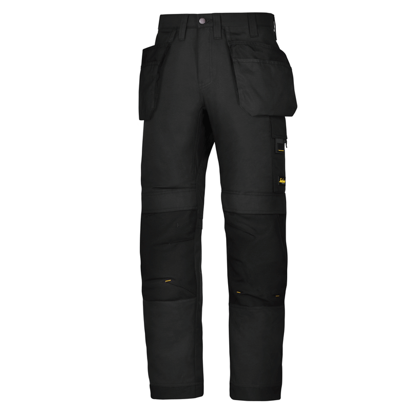 Snickers 6202 RuffWork, Work Trousers+ Holster Pockets Black
