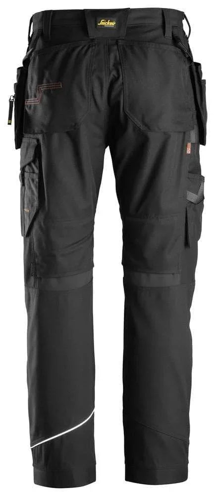 Snickers 6214 RuffWork, Canvas+ Holster Pocket Work Trousers Black