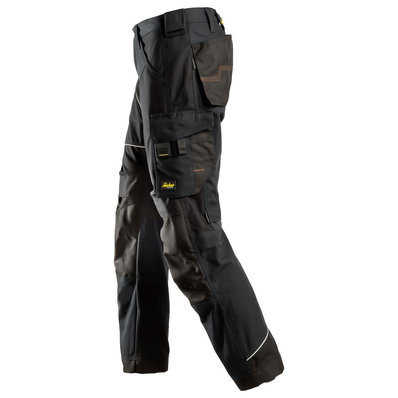 Snickers 6314 RuffWork, Canvas+ Kneepad Work Trousers Black