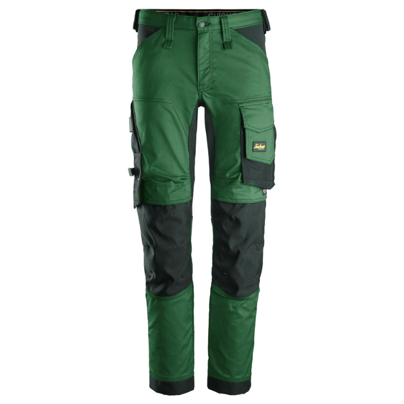 Snickers 6341 AllroundWork Stretch Kneepad Trousers Forest Green