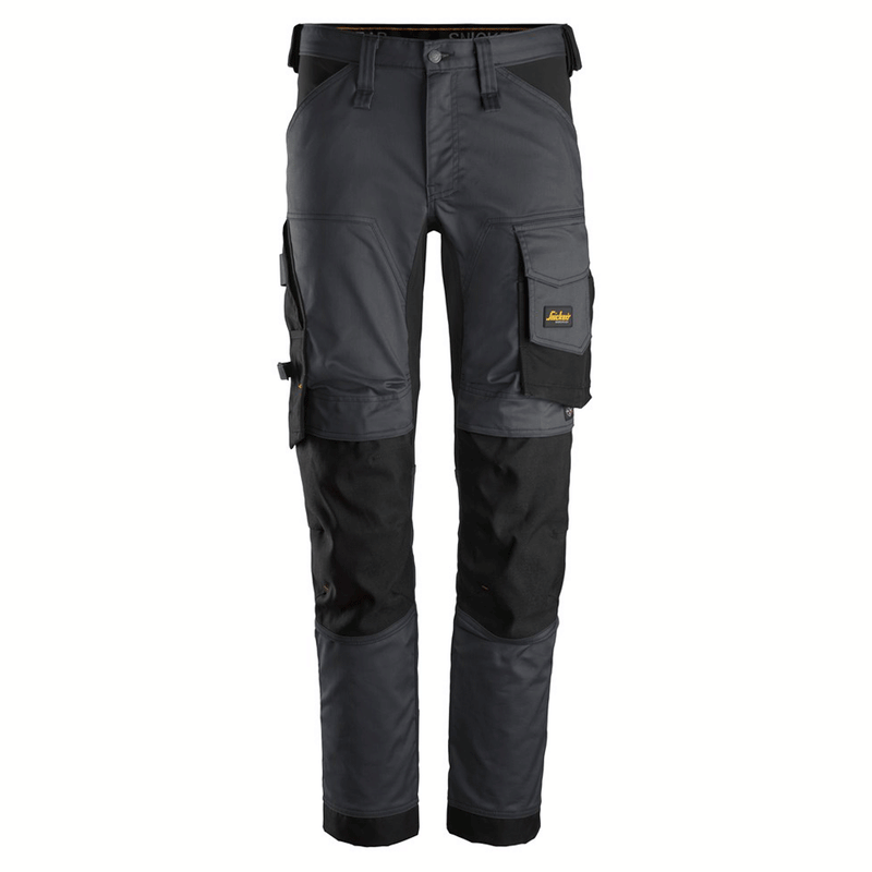 Snickers 6341 AllroundWork Stretch Kneepad Trousers Steel Grey
