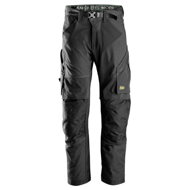 Snickers 6903 FlexiWork Stretch Kneepad Work Trousers Black