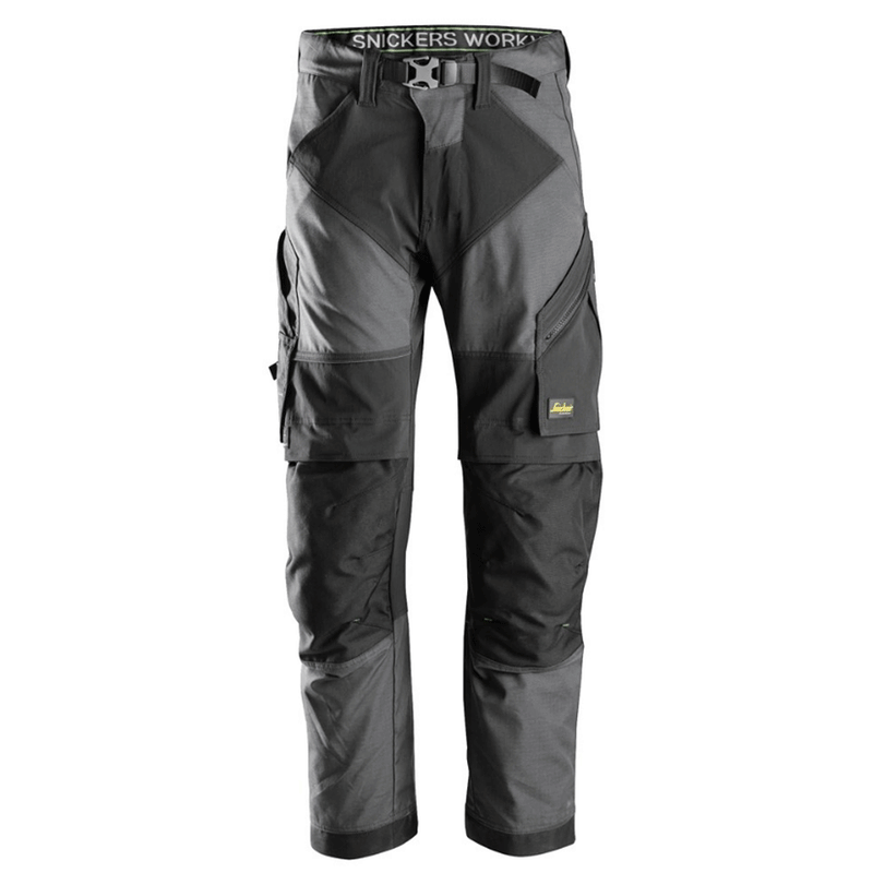 Snickers 6903 FlexiWork Stretch Kneepad Work Trousers Steel Grey