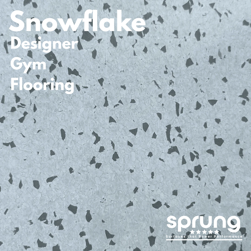 Sprung Konnecta Snowflake Premium Self-Locking Gym Flooring Mat - 20mm