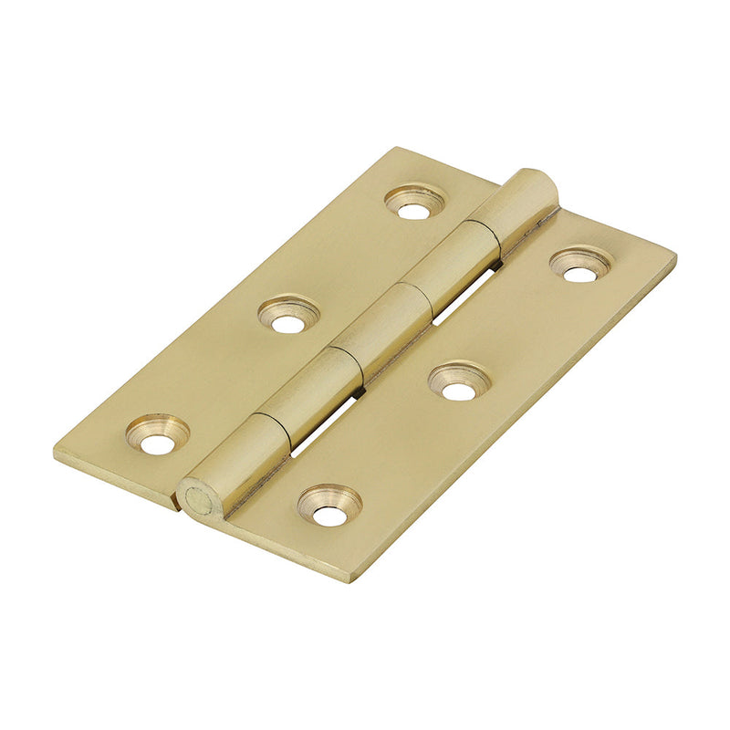 Solid Drawn Hinges – Solid Brass – Polished Brass