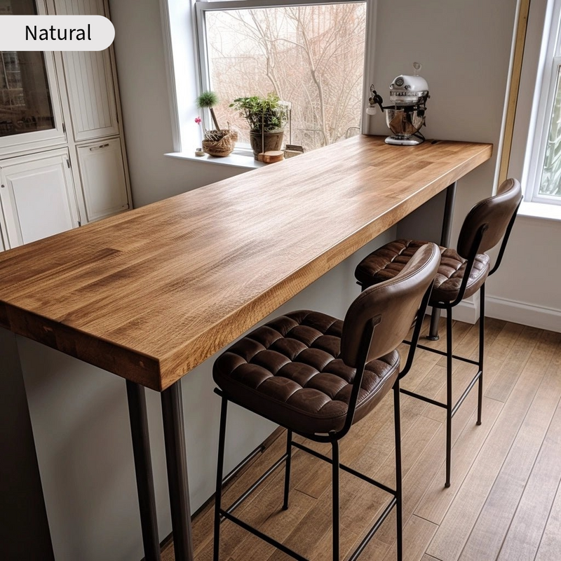 Staved Oak Breakfast Bar