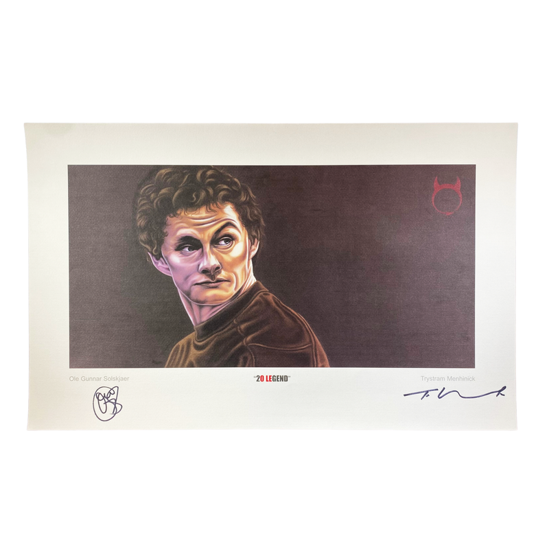 Limited Edition Signed Ole Gunnar Solskjaer Print (XL)