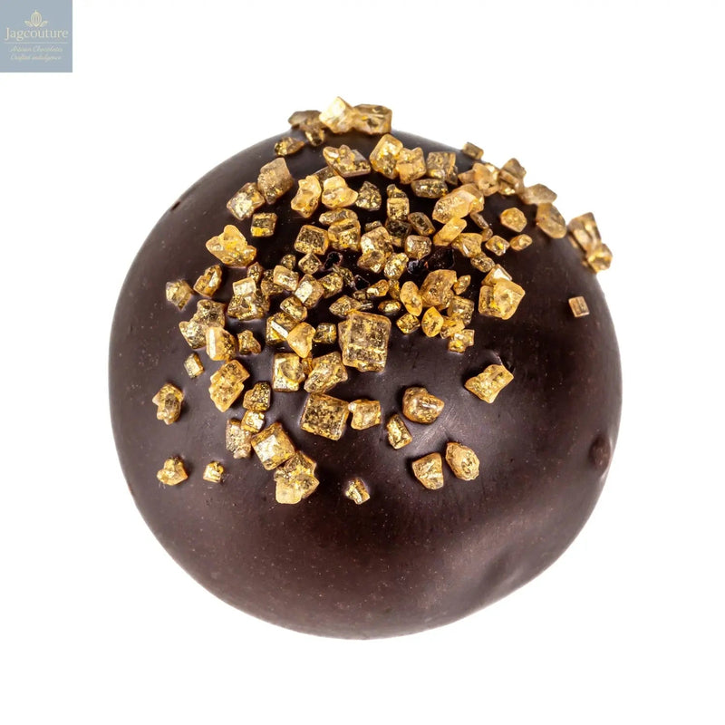 Spiced Rum truffle - flavoured oatmilk ganache in dark chocolate 12.8g