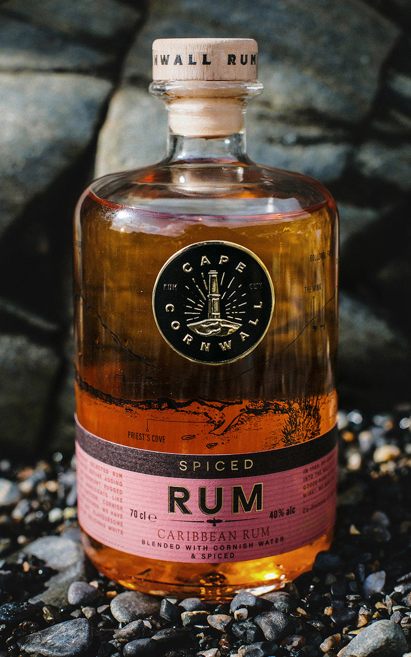 Cape Cornwall Spiced Rum 70cl
