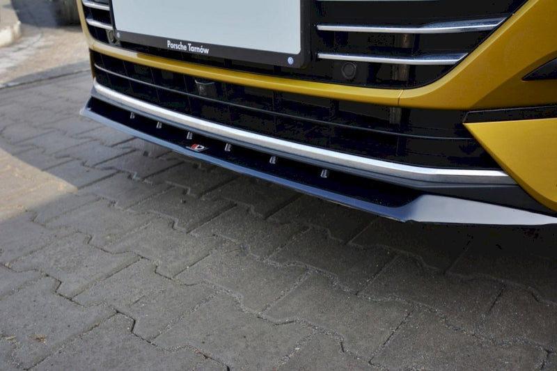 Maxton Design - Front Splitter V.2 Volkswagen Arteon R-Line Sedan / Shooting Brake Mk1