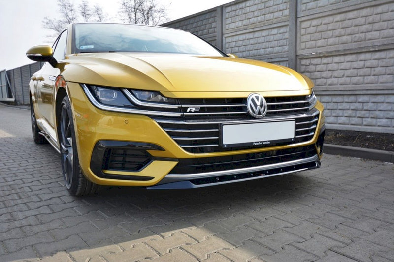 Maxton Design - Front Splitter V.2 Volkswagen Arteon R-Line Sedan / Shooting Brake Mk1
