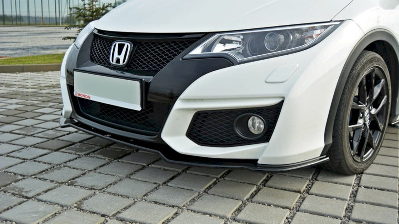 Maxton Design - FRONT SPLITTER HONDA CIVIC MK9 FACELIFT 2014-2017