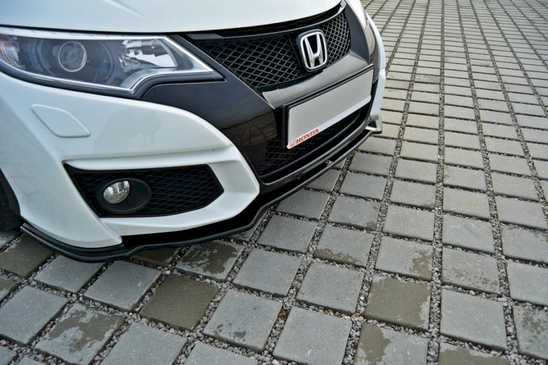 Maxton Design - FRONT SPLITTER HONDA CIVIC MK9 FACELIFT 2014-2017