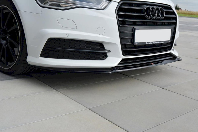 Maxton Design - Front Splitter V.1 Audi A6 / A6 C7 S-Line / S6 C7 Facelift