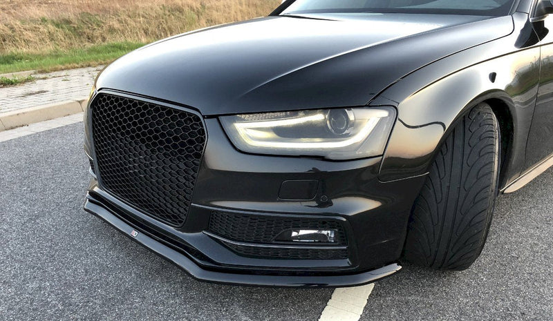 Maxton Design - FRONT SPLITTER V.1 AUDI S4 / A4 S-LINE B8 FL