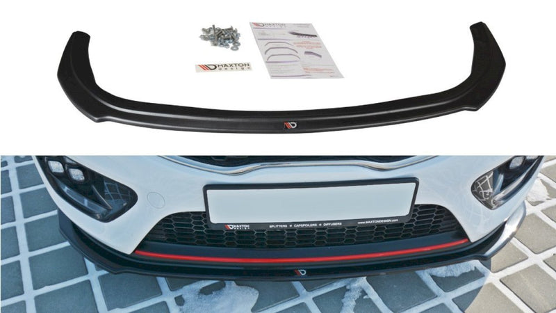 Maxton Design - FRONT SPLITTER V.1 KIA CEE'D GT MK2 (2013-2018)