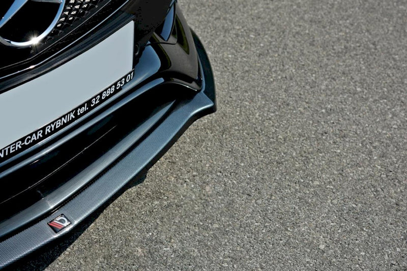 Maxton Design - FRONT SPLITTER V.1 MERCEDES A W176 AMG FACELIFT