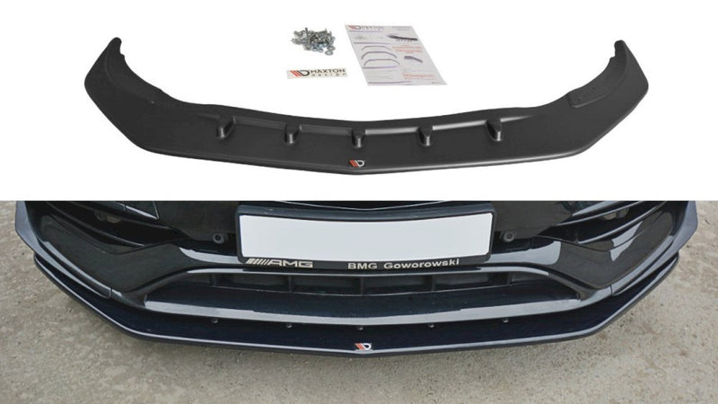 Maxton Design - FRONT SPLITTER V.1 MERCEDES CLA 45 AMG C117 (FACELIFT) (2017-UP)