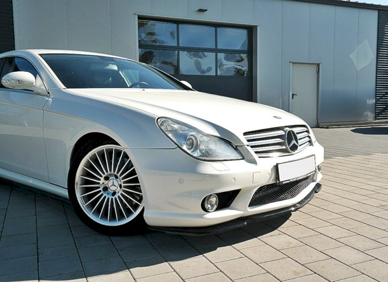 Maxton Design - FRONT SPLITTER V.1 MERCEDES CLS C219 55AMG (2004-2006)