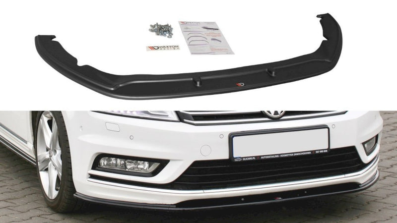 Maxton Design - FRONT SPLITTER V.1 VW PASSAT B7 R-LINE (2010-2014)